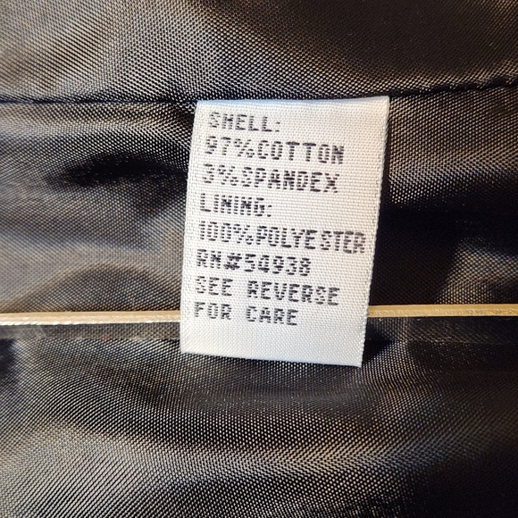 Appraisal Jacket Black White Circle Print Small Large Button A Frame Flare - Picture 13 of 14